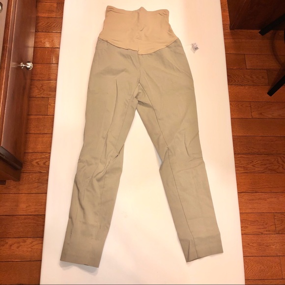 maternity khaki work pants
